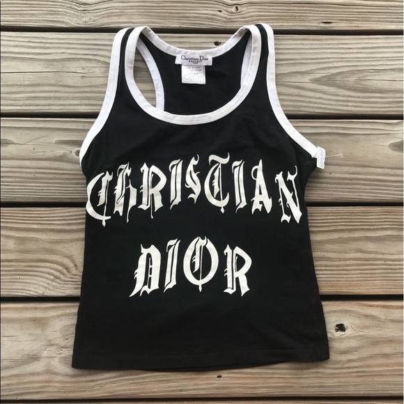Dior Tops - SOLD Dior gothic tank